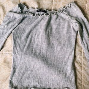 Brandy-Melville Lettuce-Hem Top